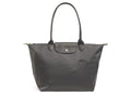 Longchamp Le Pliage Green Large Tote Bag Graphite