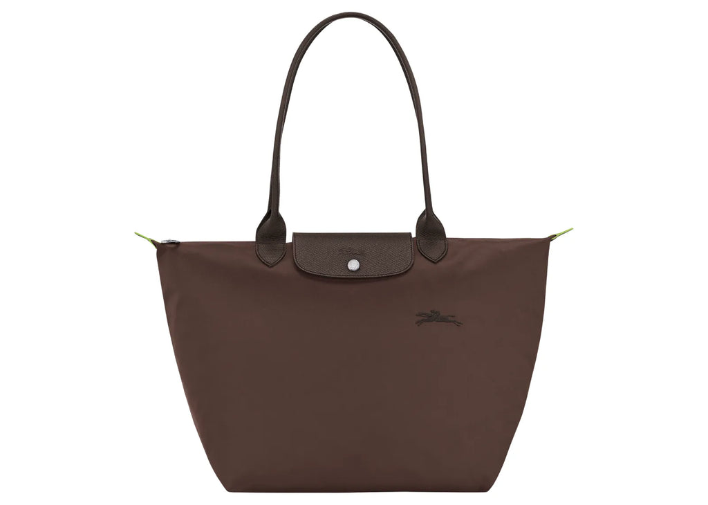 Longchamp Le Pliage Green Large Tote Bag Mocha