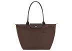 Longchamp Le Pliage Green Large Tote Bag Mocha