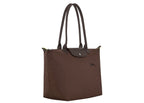 Longchamp Le Pliage Green Large Tote Bag Mocha