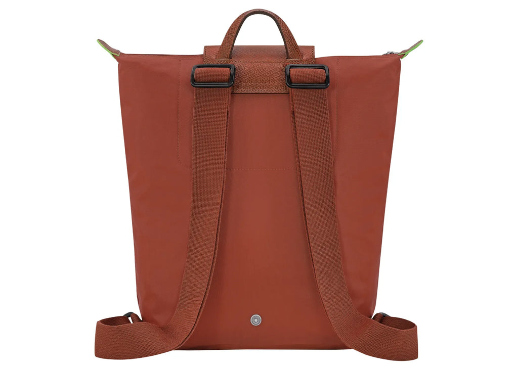 Longchamp Le Pliage Green M Backpack Chestnut