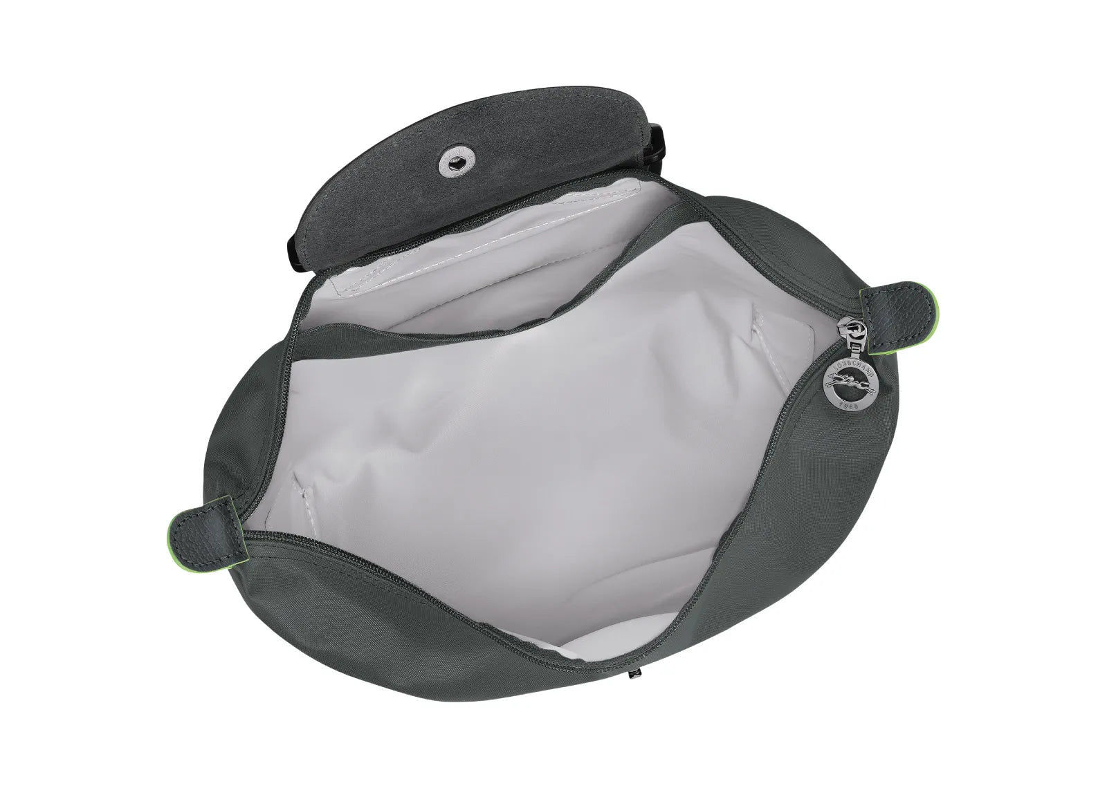 Longchamp Le Pliage Green M Backpack Graphite