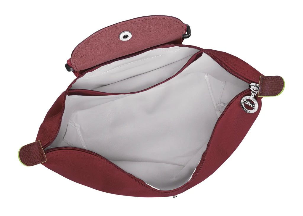 Longchamp Le Pliage Green M Backpack Pomegranate