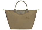 Longchamp Le Pliage Green Medium Handbag Artichoke