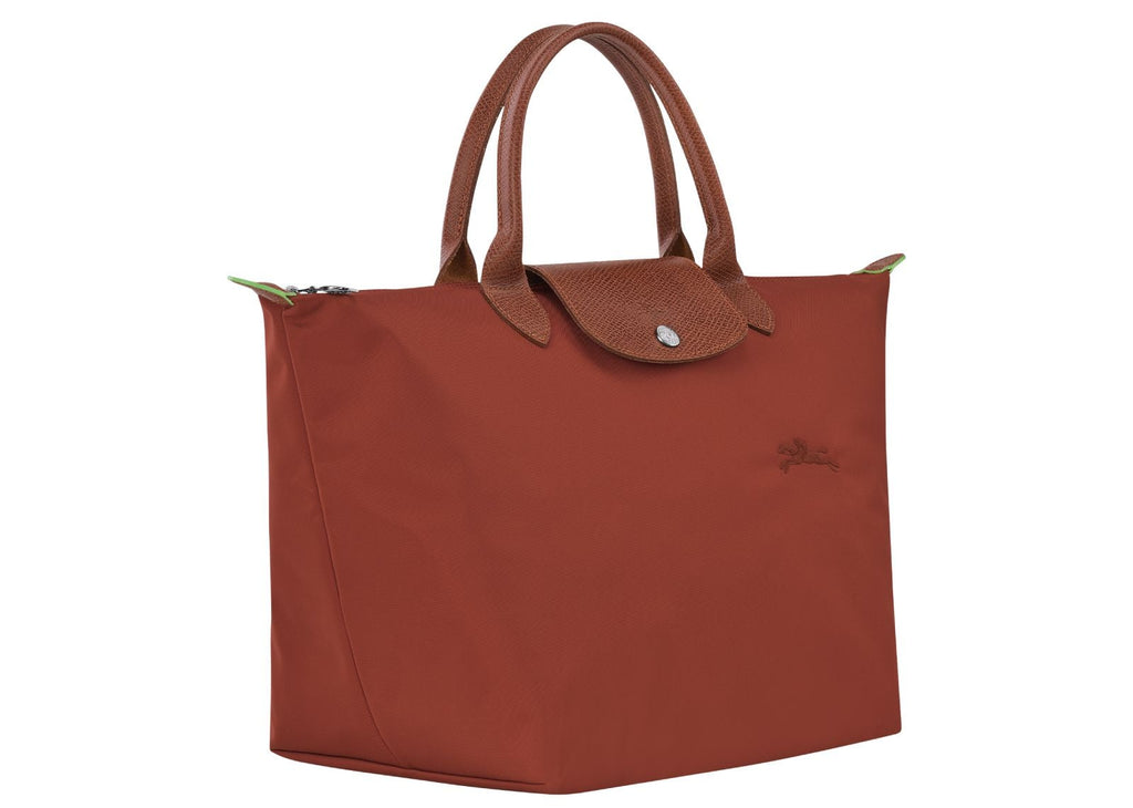 Longchamp Le Pliage Green Medium Handbag Chestnut
