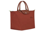 Longchamp Le Pliage Green Medium Handbag Chestnut