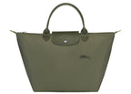 Longchamp Le Pliage Green Medium Handbag Forest