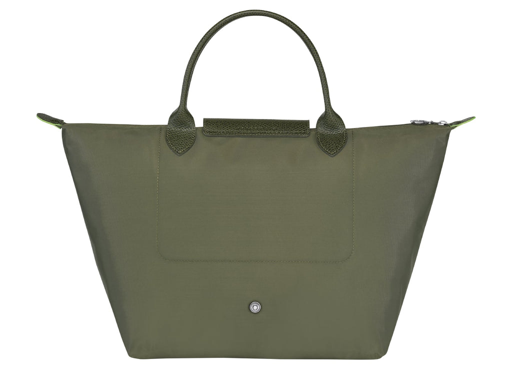 Longchamp Le Pliage Green Medium Handbag Forest