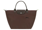Longchamp Le Pliage Green Medium Handbag Mocha