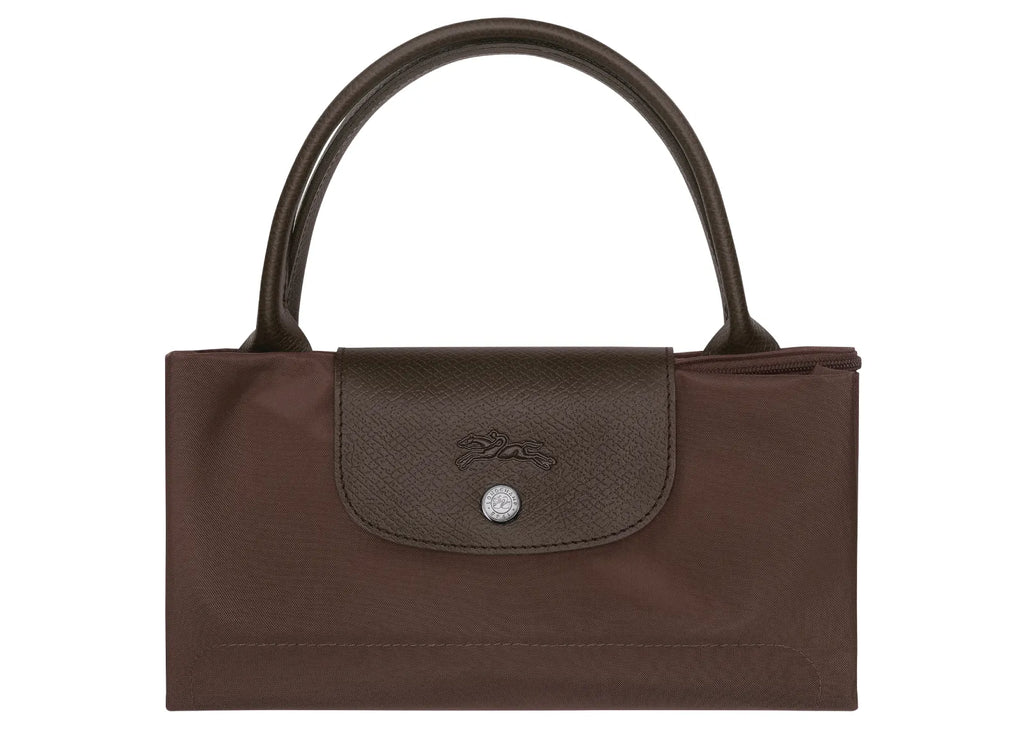Longchamp Le Pliage Green Medium Handbag Mocha
