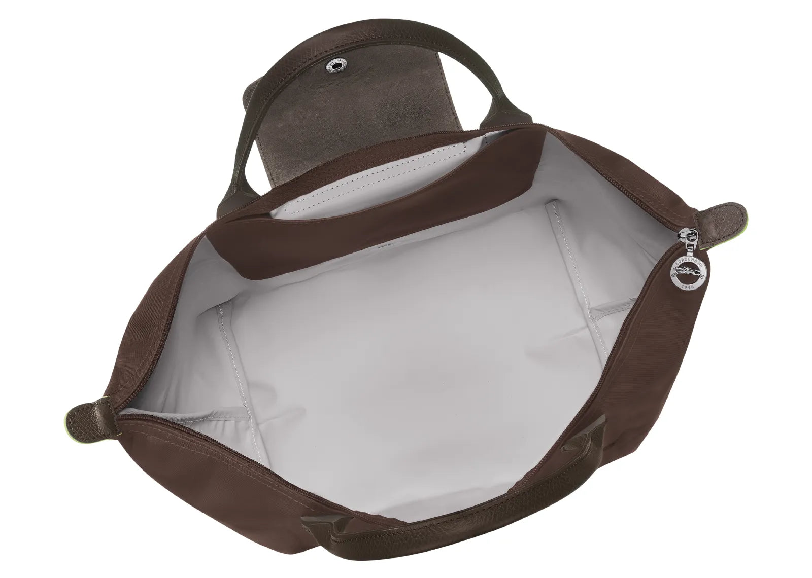 Longchamp Le Pliage Green Medium Handbag Mocha