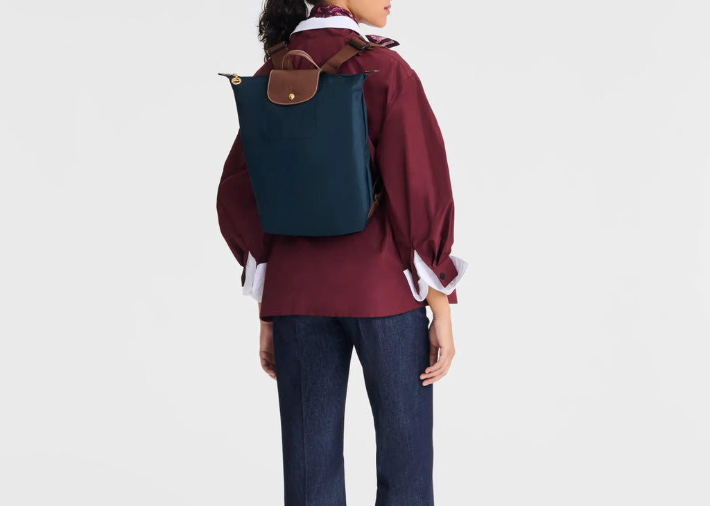 Longchamp Le Pliage Original M Backpack Navy