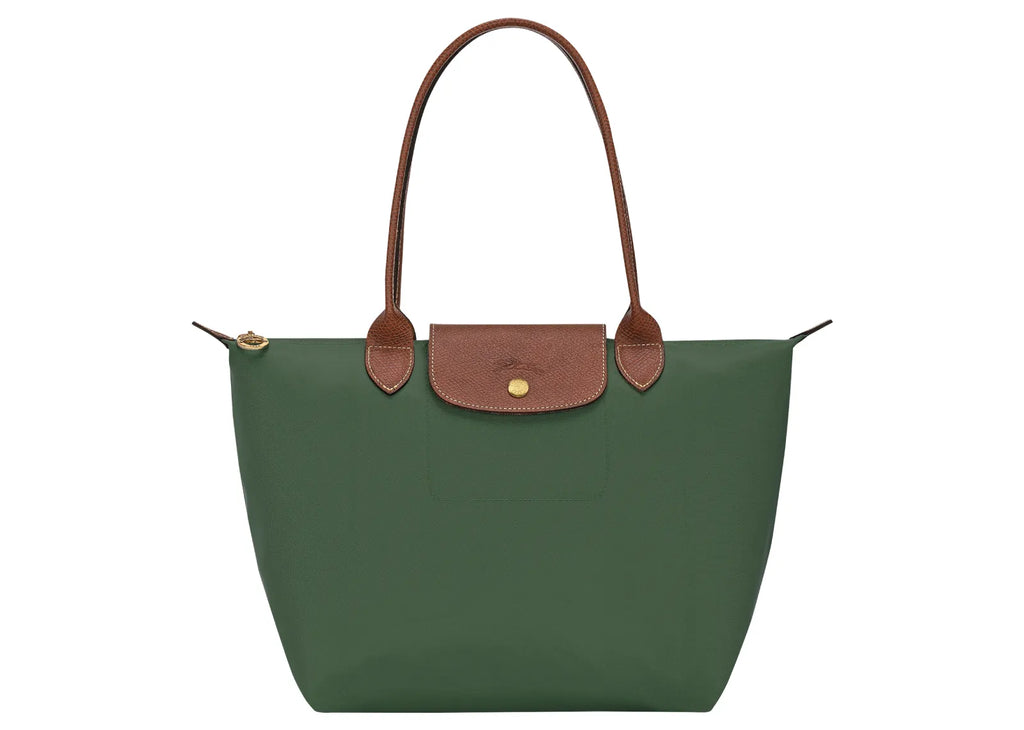 Longchamp Le Pliage Original Medium Tote Bag British Green