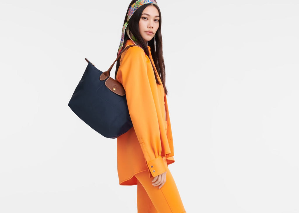Longchamp Le Pliage Original Medium Tote Bag Navy