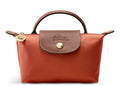 Longchamp Le Pliage Original Pouch with Handle Tomato