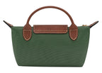 Longchamp Le Pliage Original Pouch with handle British Green