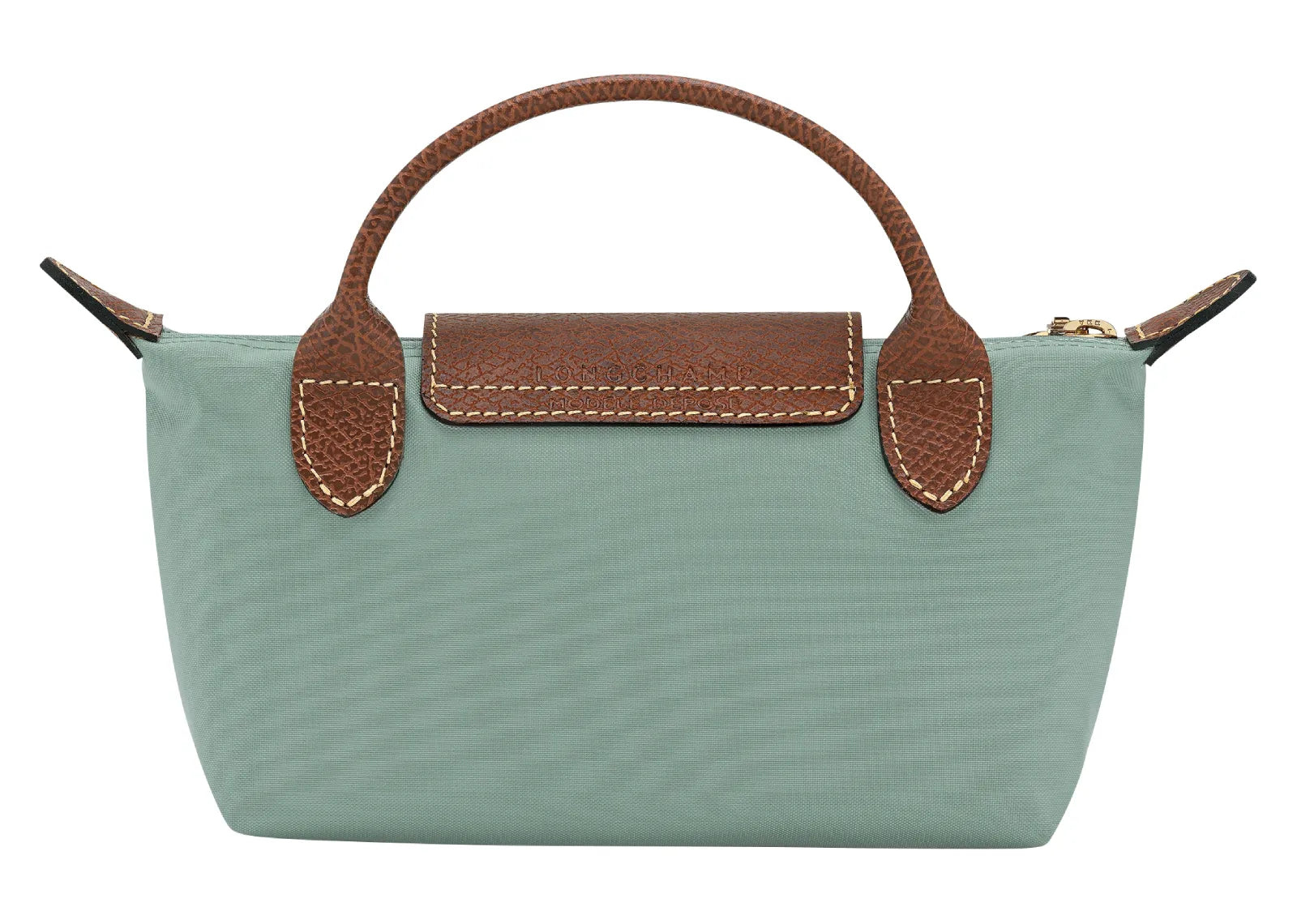 Longchamp Le Pliage Original Pouch with handle Celadon
