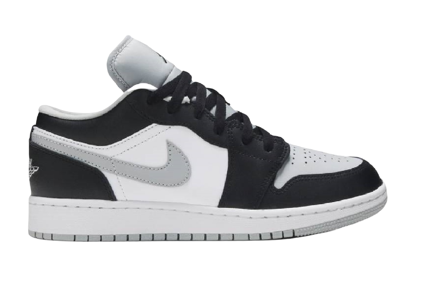 Nike Air Jordan 1 Low Black White Grey (GS)