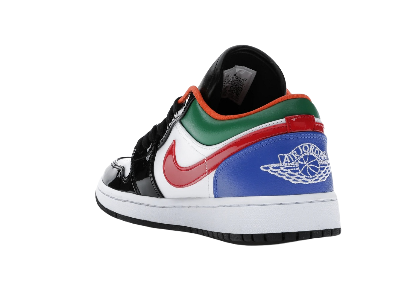Nike Air Jordan 1 Low Multi-Color Black Toe (W)