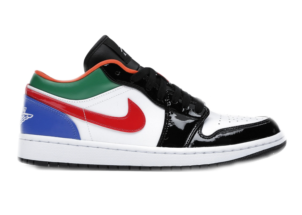 Nike Air Jordan 1 Low Multi-Color Black Toe (W)