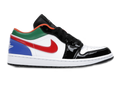 Nike Air Jordan 1 Low Multi-Color Black Toe (W)