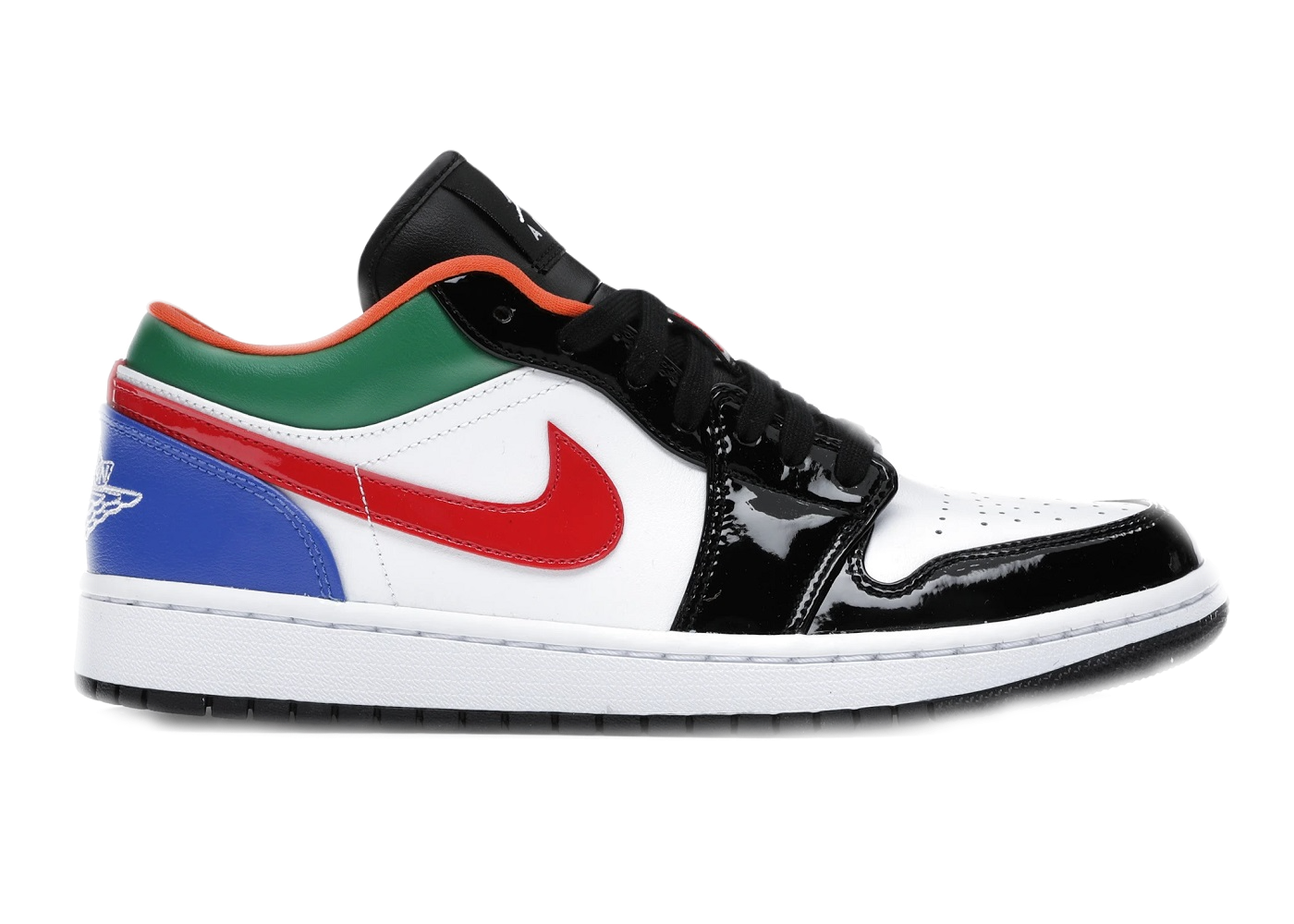 Nike Air Jordan 1 Low Multi-Color Black Toe (W)