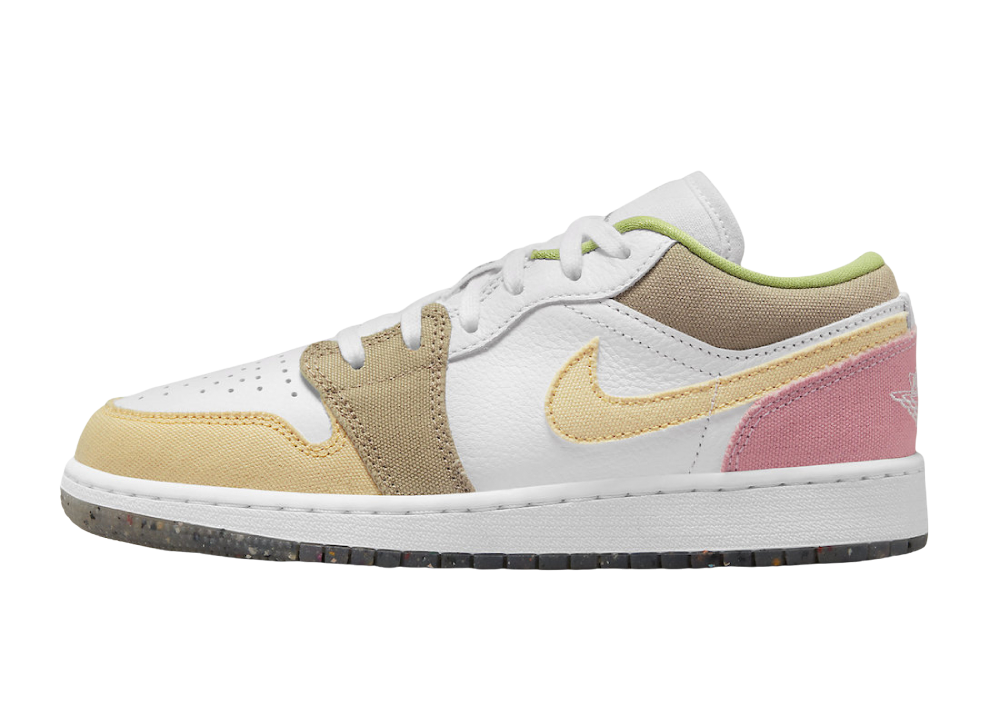 Nike Air Jordan 1 Low Pastel Grind Vivid Green (GS)