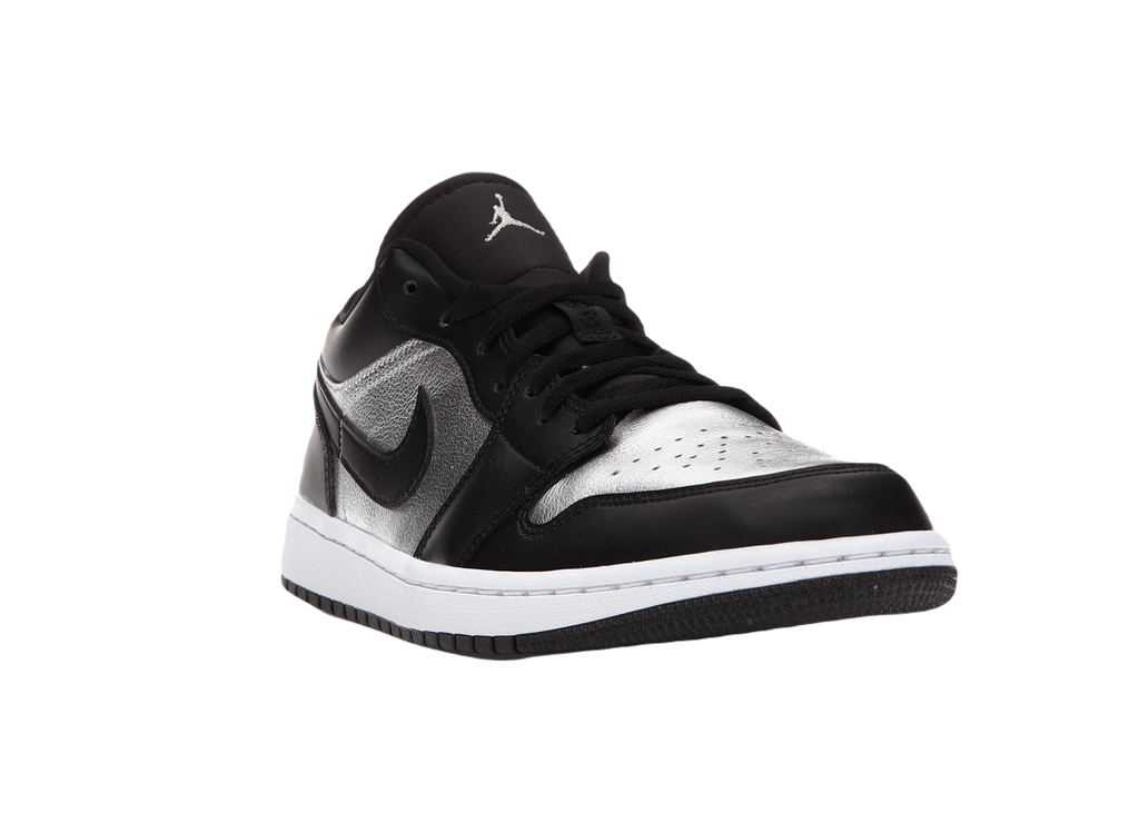Nike Air Jordan 1 Low SE Black Metallic Silver (W)