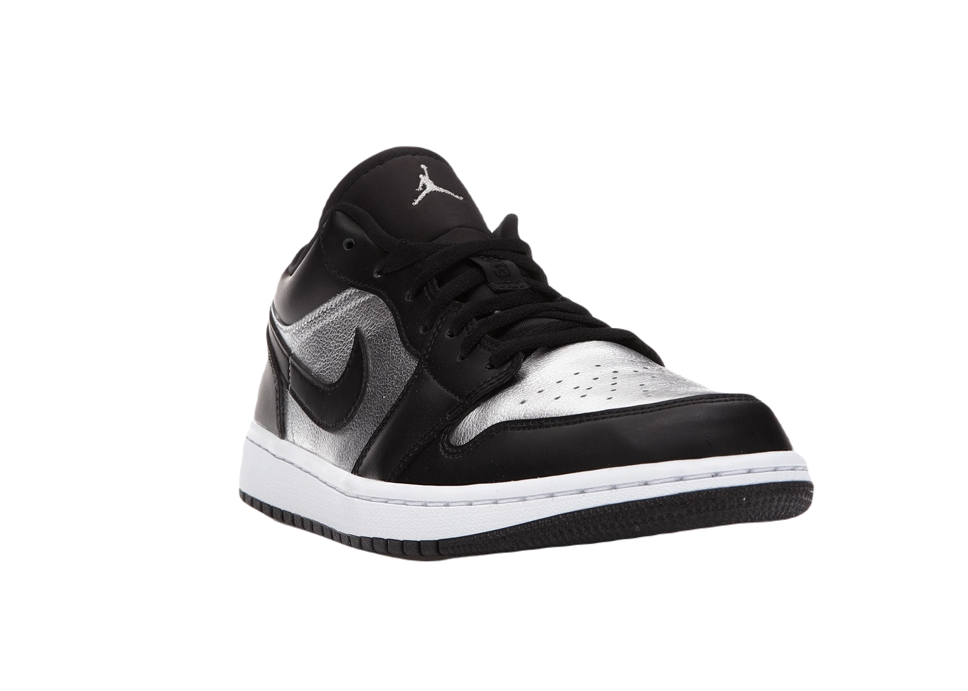 Nike Air Jordan 1 Low SE Black Metallic Silver (W)