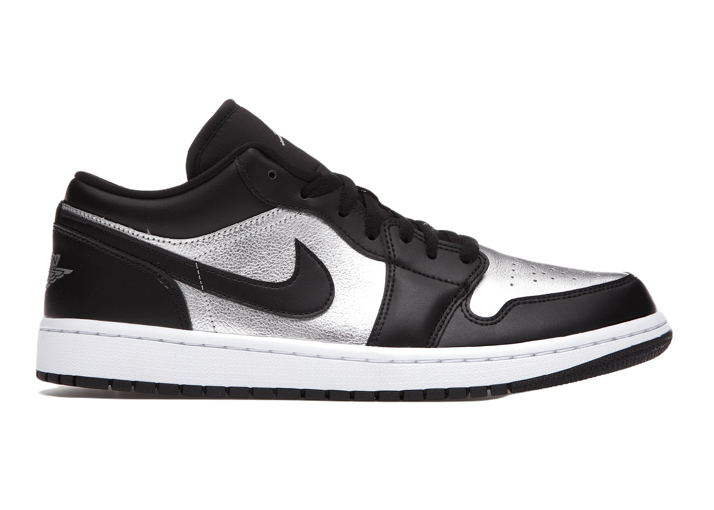 Nike Air Jordan 1 Low SE Black Metallic Silver (W)