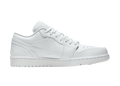 Nike Air Jordan 1 Low Triple White Tumbled Leather