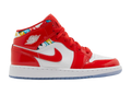 Nike Air Jordan 1 Mid Barcelona Sweater Red Patent (GS)