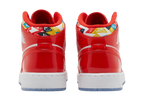 Nike Air Jordan 1 Mid Barcelona Sweater Red Patent (GS)