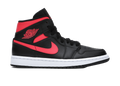 Nike Air Jordan 1 Mid Black Siren Red (W)