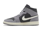 Nike Air Jordan 1 Mid Cement Grey (W)