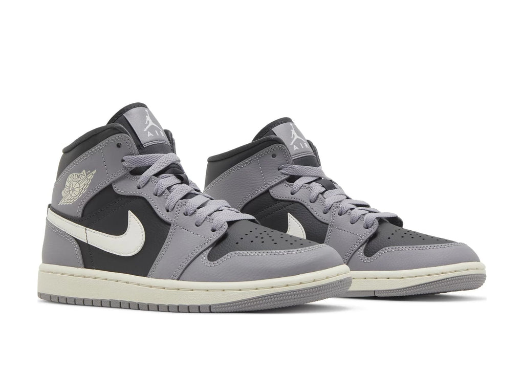Nike Air Jordan 1 Mid Cement Grey (W)
