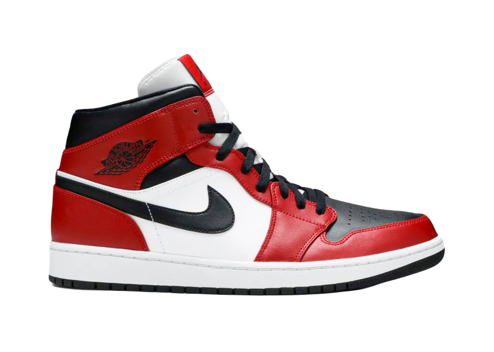 Nike Air Jordan 1 Mid Chicago Toe