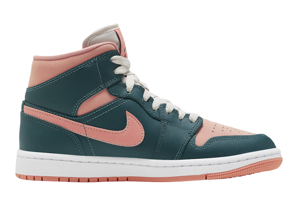 Nike Air Jordan 1 Mid Dark Teal Green (W)
