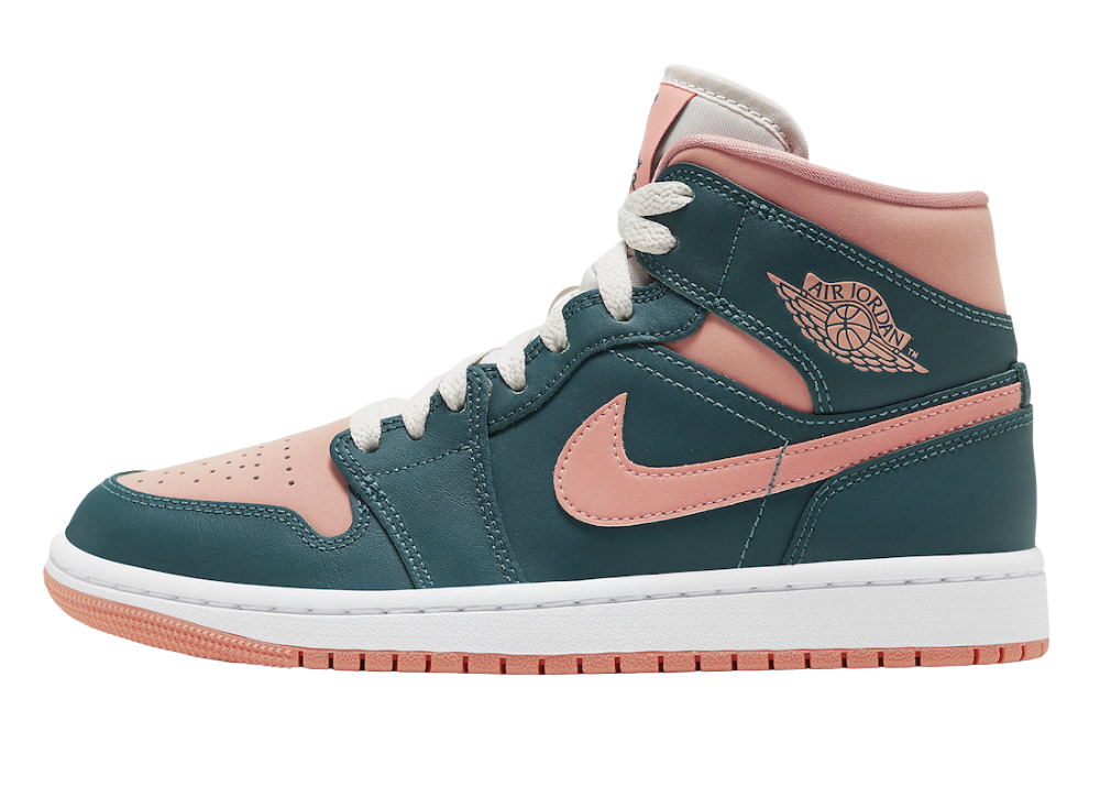 Nike Air Jordan 1 Mid Dark Teal Green (W)