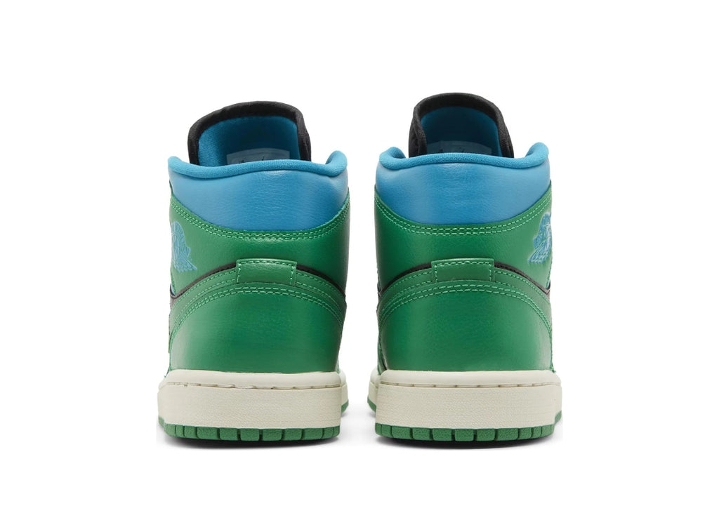 Nike Air Jordan 1 Mid Lucky Green Aquatone (W)