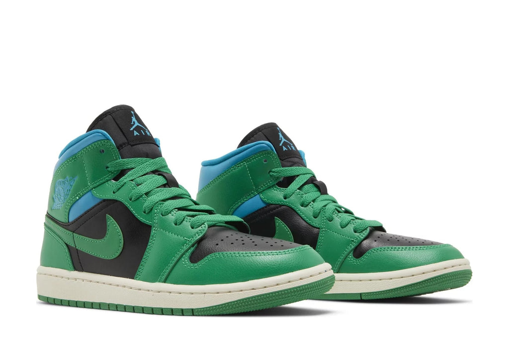 Nike Air Jordan 1 Mid Lucky Green Aquatone (W)