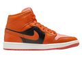 Nike Air Jordan 1 Mid Orange Black (W)