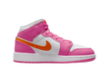 Nike Air Jordan 1 Mid Pinksicle Safety Orange (GS)