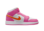 Nike Air Jordan 1 Mid Pinksicle Safety Orange (GS)