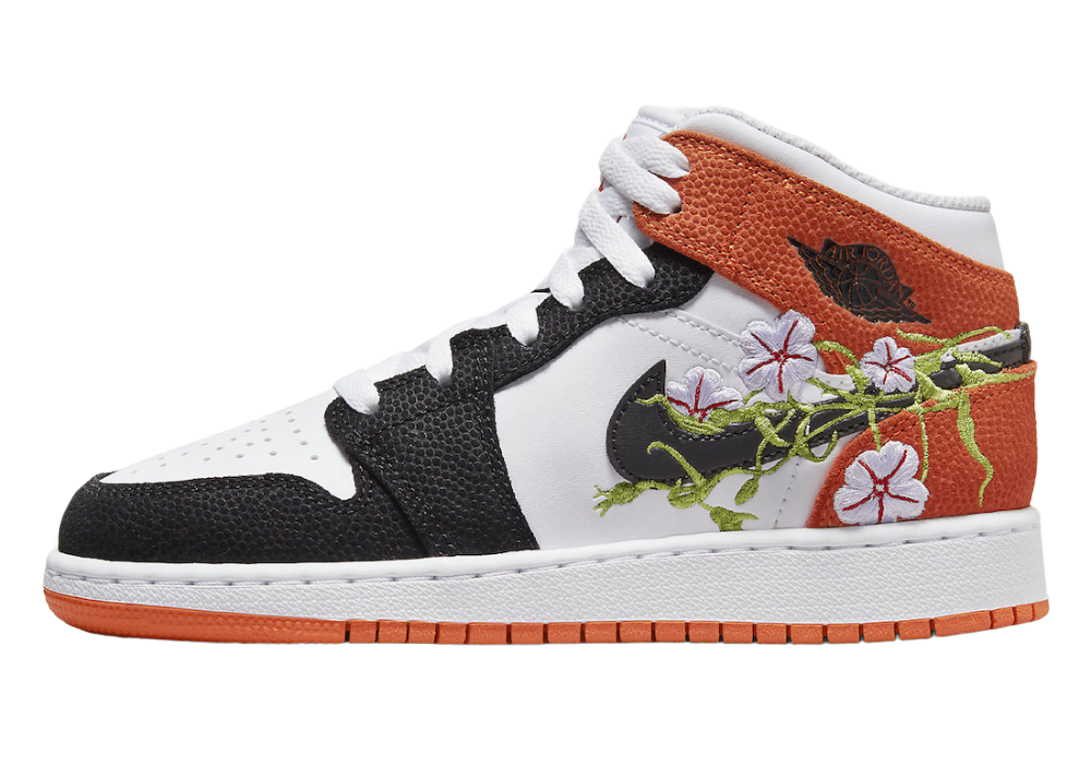 Nike Air Jordan 1 Mid SE Basketball Blossom (GS)