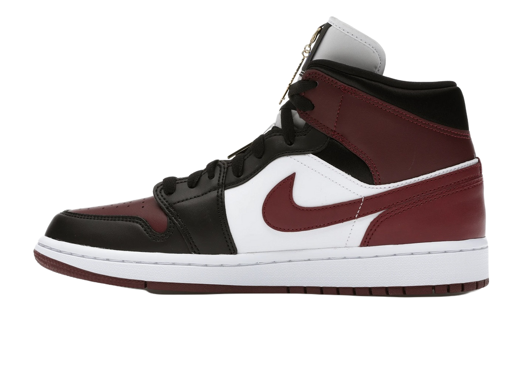 Nike Air Jordan 1 Mid SE Black Dark Beetroot (W)