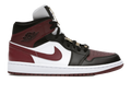Nike Air Jordan 1 Mid SE Black Dark Beetroot (W)