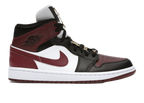 Nike Air Jordan 1 Mid SE Black Dark Beetroot (W)