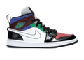 Nike Air Jordan 1 Mid SE Black White Multi-Color (W)