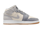 Nike Air Jordan 1 Mid SE Coconut Milk Particle Grey (GS)